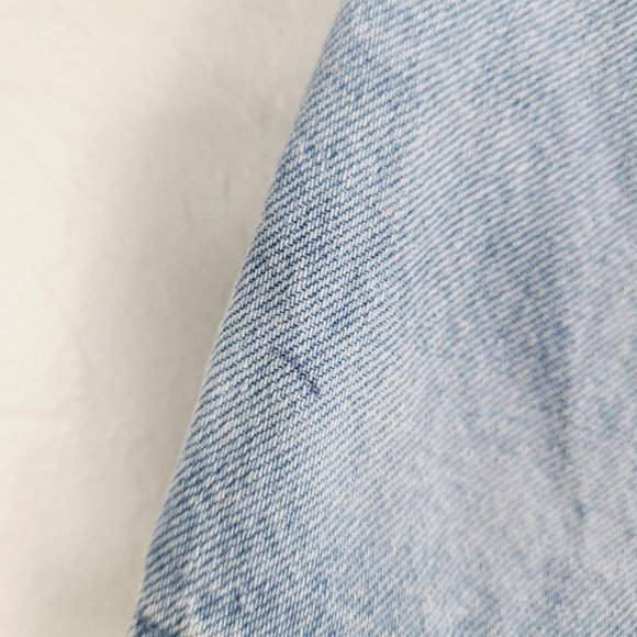 Vintage Wrangler Silver Lake Shorts Womens 23 Lightwash Pink Stripe High-Rise - Picture 4 of 9